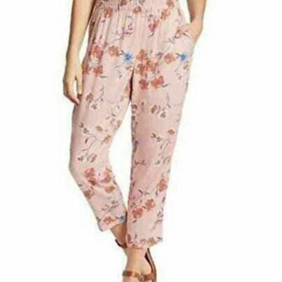 Jessica Simpson Floral Ankle Pant Small - Picture 1 of 7